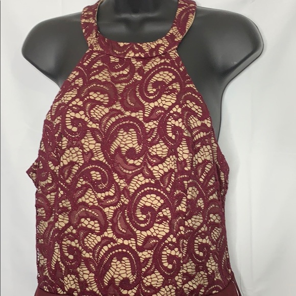 B Darlin open back A line mini dress - Picture 2 of 10